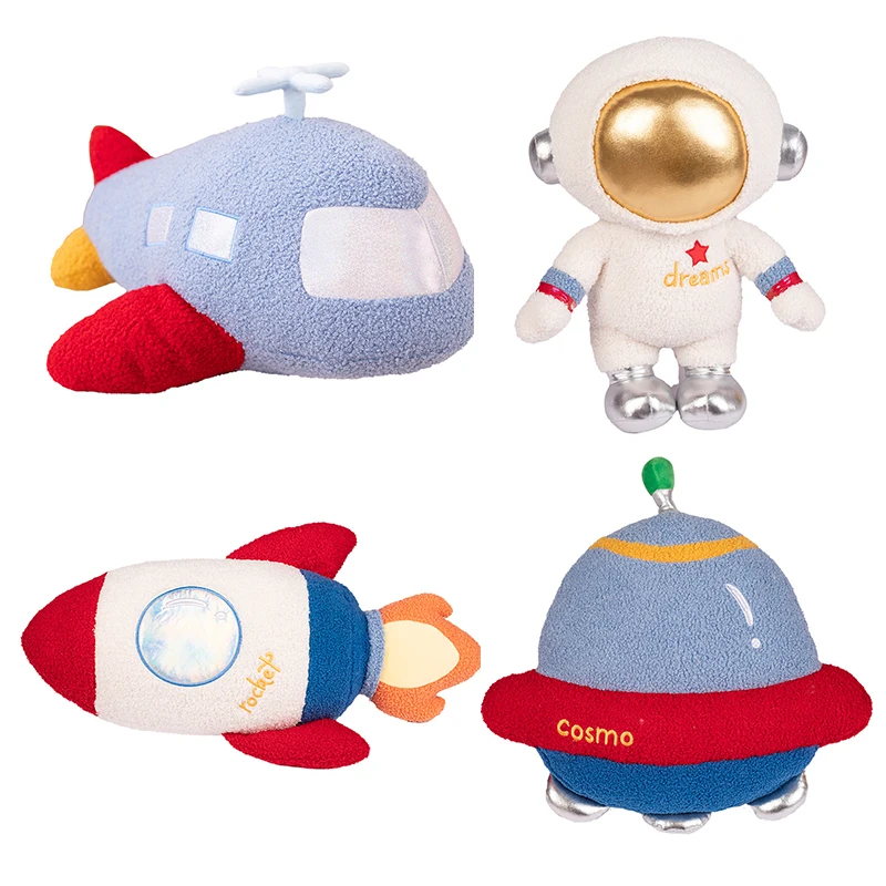 Plush Rocket Astronaut Toy Stuffed Spaceship Throw Pillow Home Decor Birthday Gift Space Discovery Educational Toy for Kids
Plush Rocket Astronaut Toy Stuffed Spaceship Throw Pillow Home Decor Birthday Gift Space Discovery Educational Toy for Kids