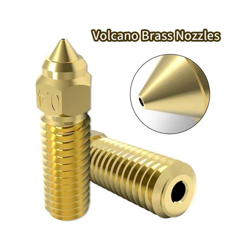 Hard Steel Nozzle Brass M6 Thread 3D Printer Hotend Volcano Nozzle 0.4mm For 1.75mm Filament 3D Printer Accessories DXAC
Hard Steel Nozzle Brass M6 Thread 3D Printer Hotend Volcano Nozzle 0.4mm For 1.75mm Filament 3D Printer Accessories DXAC