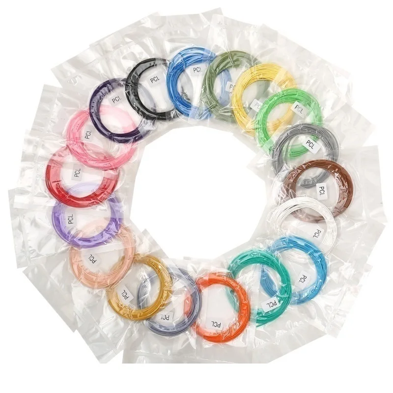 3D printing pen consumables 3/5/10meter children low temperature PCL1.75mm 3D printer consumables 3/5/10 different colors
3D printing pen consumables 3/5/10meter children low temperature PCL1.75mm 3D printer consumables 3/5/10 different colors