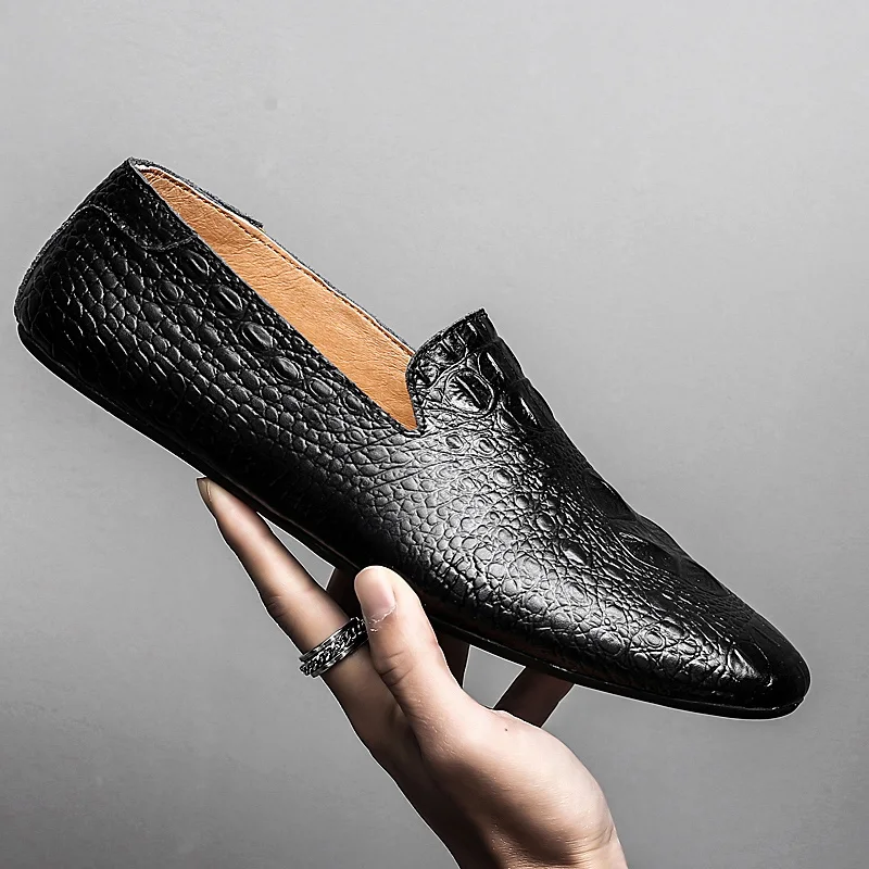 Men Loafers Shoes Luxury Genuine Leather Slip-on Moccasins Casual Fashion 's Flats Driving
Men Loafers Shoes Luxury Genuine Leather Slip-on Moccasins Casual Fashion 's Flats Driving