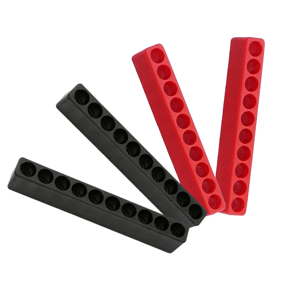 Screwdriver Storage Stay Organized with 4Pcs Screwdriver Bit Holder Plastic Storage for 10 Bits 1/4 Hex Shank Compatibility
Screwdriver Storage Stay Organized with 4Pcs Screwdriver Bit Holder Plastic Storage for 10 Bits 1/4 Hex Shank Compatibility