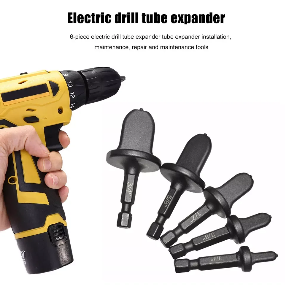 5/6pcs Hexagonal Handle Tube Pipe Expander Support For Air Conditioner Conditioning Drill Bit Pipe Flaring Swaging Tool
5/6pcs Hexagonal Handle Tube Pipe Expander Support For Air Conditioner Conditioning Drill Bit Pipe Flaring Swaging Tool