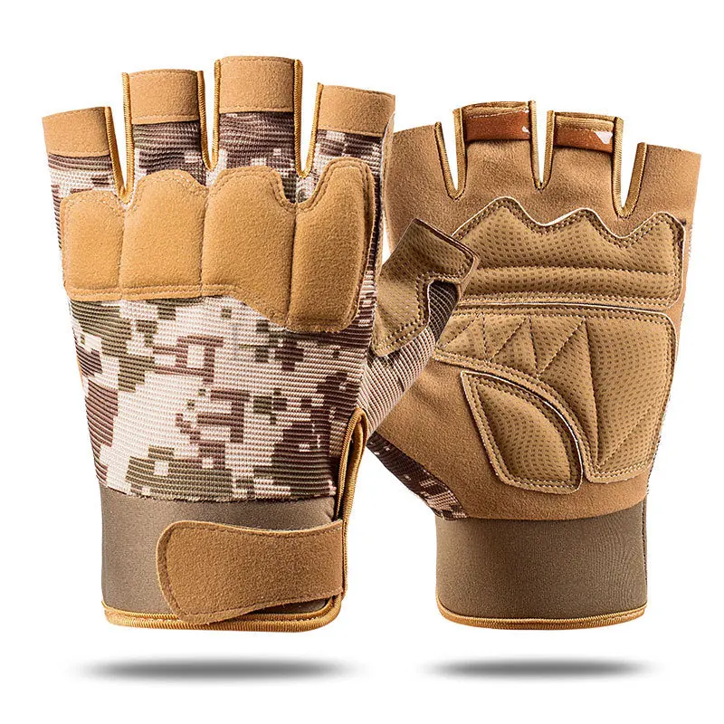 Military Army Shooting Fingerless Gloves Half Finger Men Tactical Gloves Anti-Slip Outdoor Sports Bicycle Gloves Riding Gloves
Military Army Shooting Fingerless Gloves Half Finger Men Tactical Gloves Anti-Slip Outdoor Sports Bicycle Gloves Riding Gloves