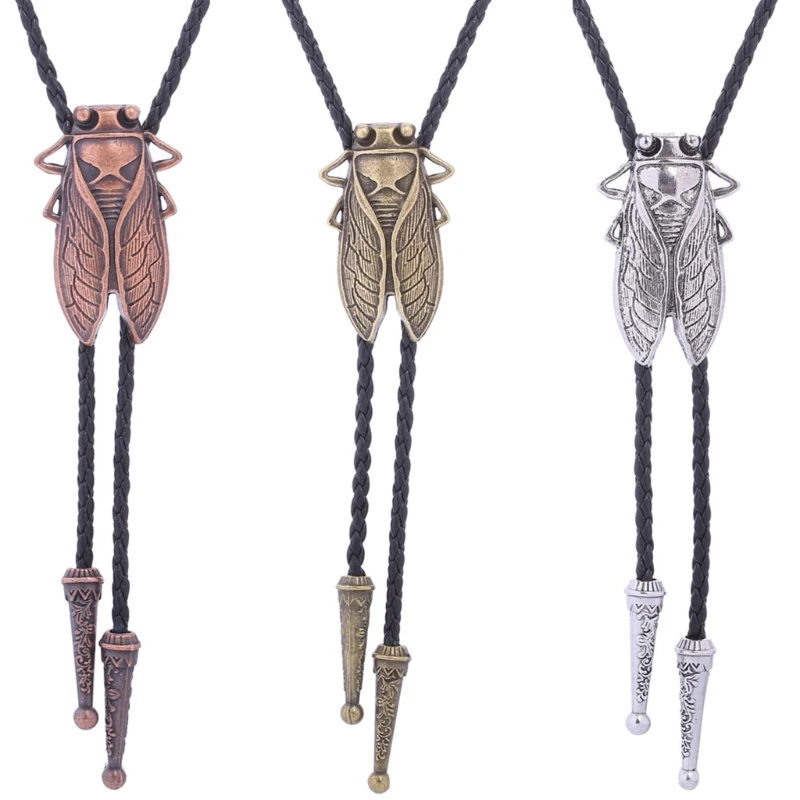 New style Vintage Western Cowboy Bolo Tie Cicada Necktie Necklace Costume Accessory
New style Vintage Western Cowboy Bolo Tie Cicada Necktie Necklace Costume Accessory