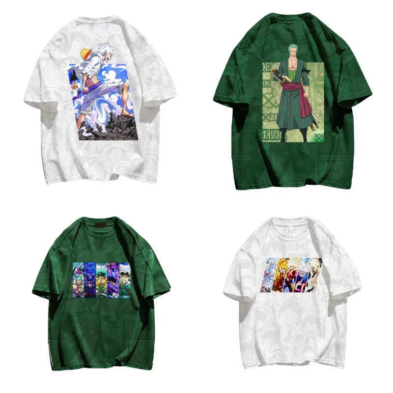 One Piece Five Gears Nika Luffy Anime Peripheral Cartoon New T-shirt Thin Section Hip Hop Creative Personality Short Sleeve
One Piece Five Gears Nika Luffy Anime Peripheral Cartoon New T-shirt Thin Section Hip Hop Creative Personality Short Sleeve