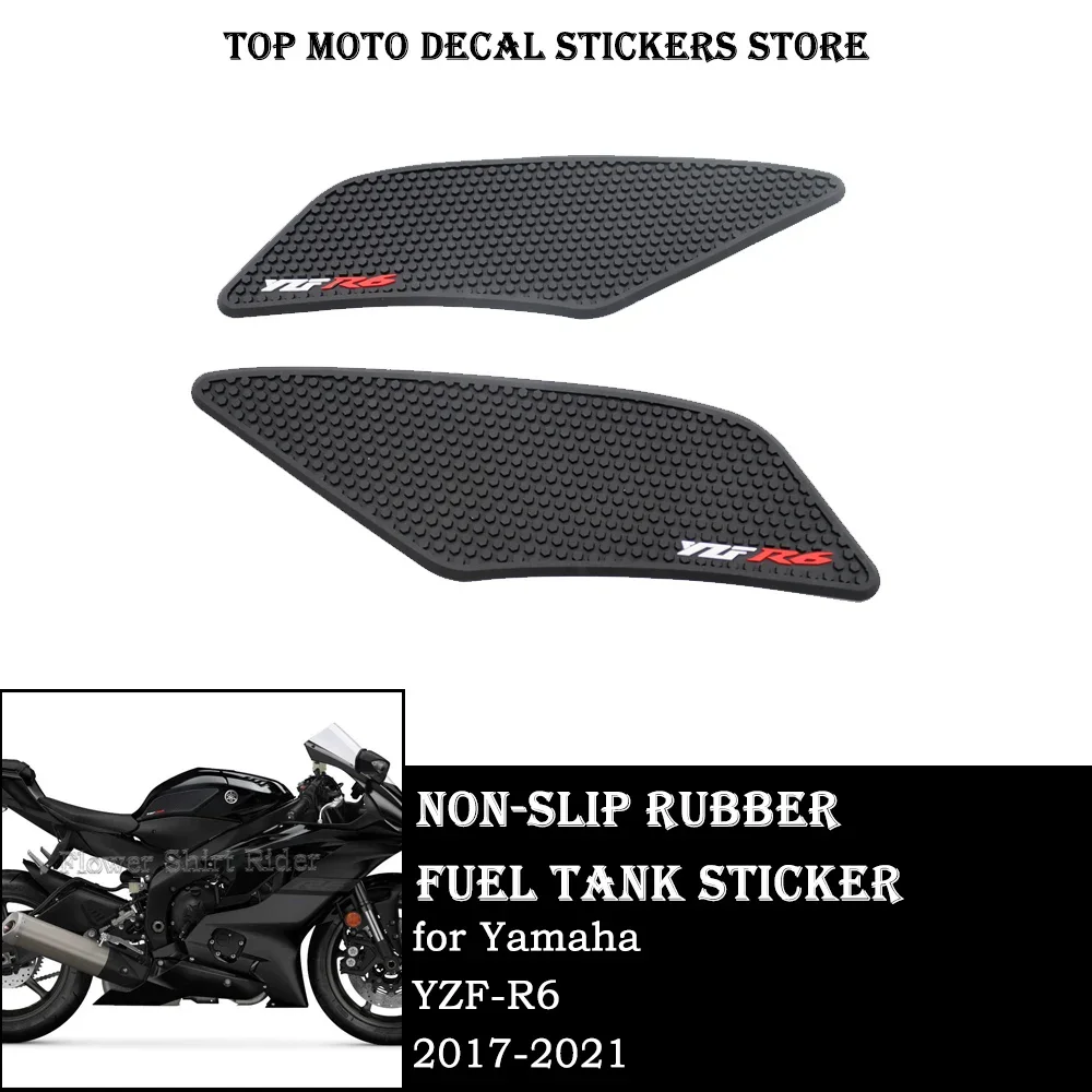 for Yamaha YZFR6 YZF-R6 2017-2021 Motorcycle Side Fuel Tank pad Protector Stickers Traction Pad Side Gas Knee Grip Protec
for Yamaha YZFR6 YZF-R6 2017-2021 Motorcycle Side Fuel Tank pad Protector Stickers Traction Pad Side Gas Knee Grip Protec