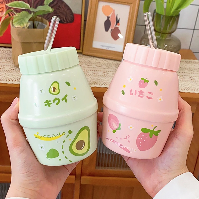 Cute Fruits Ceramic Mugs Kawaii Strawberry Peach Water Cups With Lid Straw Tea Coffee Milk Breakfast Cup Drinkware Gift 480ml
Cute Fruits Ceramic Mugs Kawaii Strawberry Peach Water Cups With Lid Straw Tea Coffee Milk Breakfast Cup Drinkware Gift 480ml