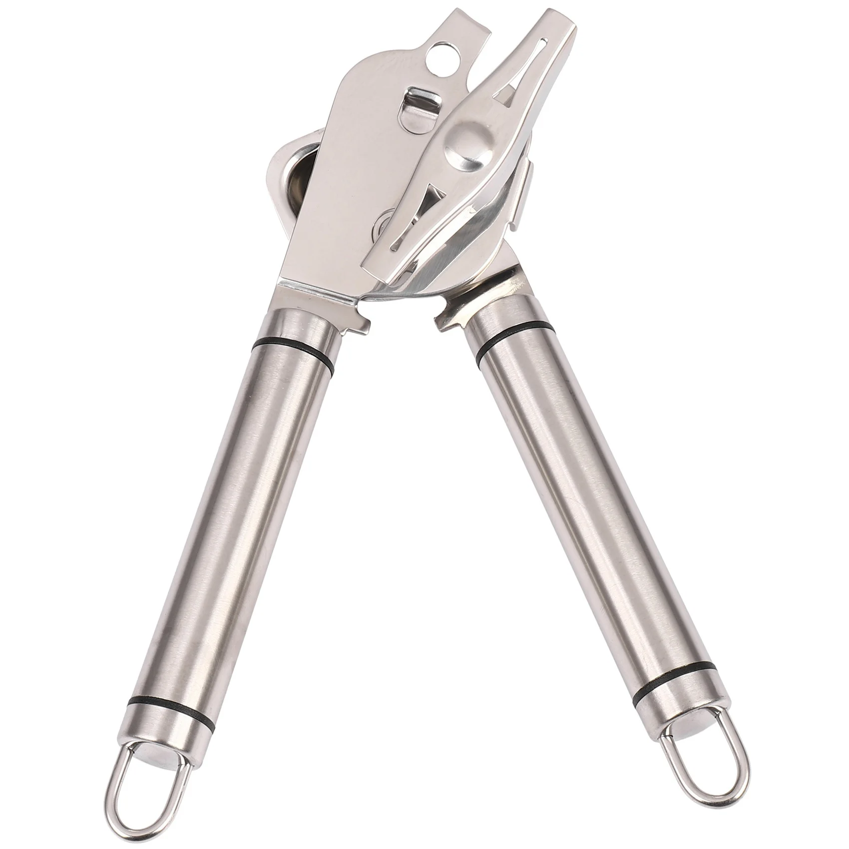 Can Opener Stainless Steel Manual Tin Can Opener Heavy Duty 3-in-1 Bottle Opener Lever for Kitchen Restaurant Camping
Can Opener Stainless Steel Manual Tin Can Opener Heavy Duty 3-in-1 Bottle Opener Lever for Kitchen Restaurant Camping