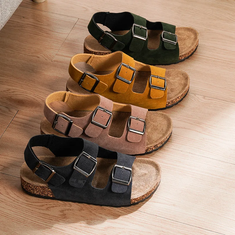 Summer Beach Cork Sandals Women 2023 New Casual Outside Non-Slip Slippers Lady Fashion Double Buckle Sandalias Soft Flat Shoes
Summer Beach Cork Sandals Women 2023 New Casual Outside Non-Slip Slippers Lady Fashion Double Buckle Sandalias Soft Flat Shoes