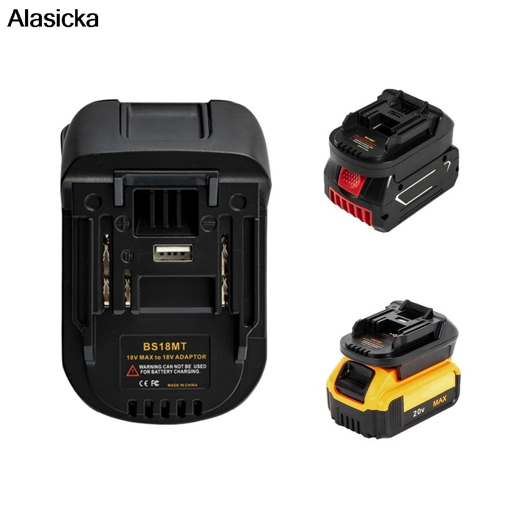 BS18MT Battery Adapter Converter With USB For Bosch 18V To For Makita 18V For Makita 18V Electrical Tools BAT618 BAT609G
BS18MT Battery Adapter Converter With USB For Bosch 18V To For Makita 18V For Makita 18V Electrical Tools BAT618 BAT609G