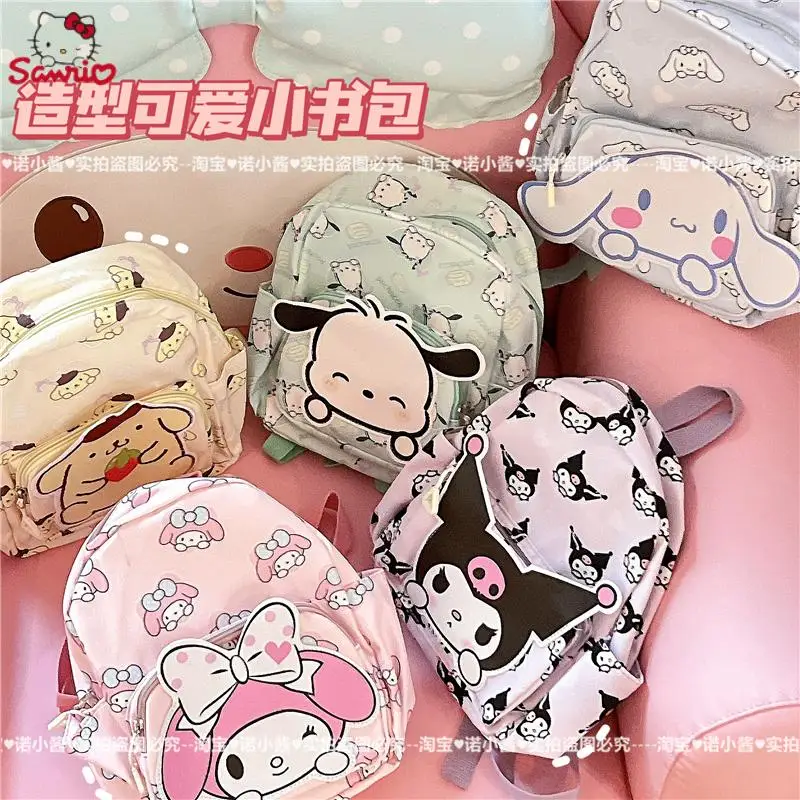 Fashion Cartoon Sanrios Cinnamoroll Kuromi My Melody Kawaii Cute Students Small Schoolbag Children Out Backpack Children's Gifts
Fashion Cartoon Sanrios Cinnamoroll Kuromi My Melody Kawaii Cute Students Small Schoolbag Children Out Backpack Children's Gifts