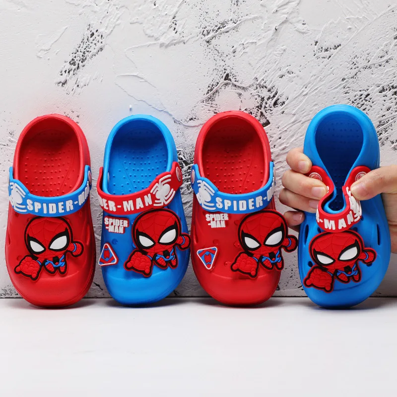 New Disney Cartoon Spiderman Slippers Cute Children's Sandals and Slippers Non-Slip Indoor Home Baby Wear Beach Hole Shoes
New Disney Cartoon Spiderman Slippers Cute Children's Sandals and Slippers Non-Slip Indoor Home Baby Wear Beach Hole Shoes