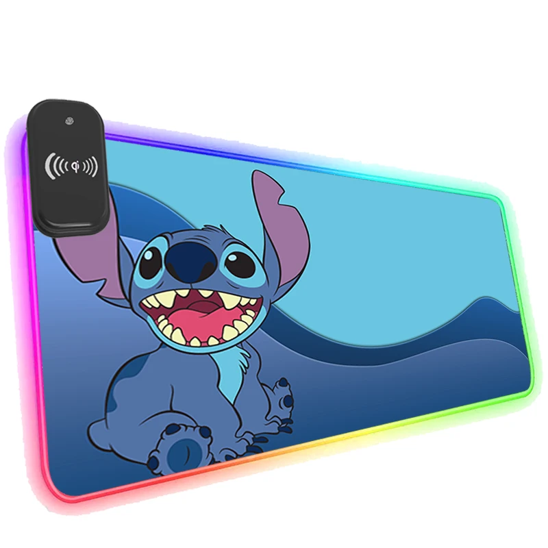 Wireless Charging RGB Mouse Pad LED Gaming Stitch Mousepad Desk Mat Computer Offices Pc Accessories Carpet Laptop Game Cool Mats
Wireless Charging RGB Mouse Pad LED Gaming Stitch Mousepad Desk Mat Computer Offices Pc Accessories Carpet Laptop Game Cool Mats