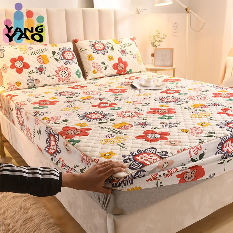High Quality 100% Cotton Quilted Mattress Cover King Queen Anti Dust Mite Mattress Protector Pad Cover Not Including Pillowcase
High Quality 100% Cotton Quilted Mattress Cover King Queen Anti Dust Mite Mattress Protector Pad Cover Not Including Pillowcase