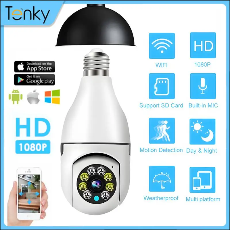 Smart Bulb Smart Bulb Surveillance Camera Easy To Installed Support Wifi Local Remote Playback Monitor You Day Or Night Home
Smart Bulb Smart Bulb Surveillance Camera Easy To Installed Support Wifi Local Remote Playback Monitor You Day Or Night Home