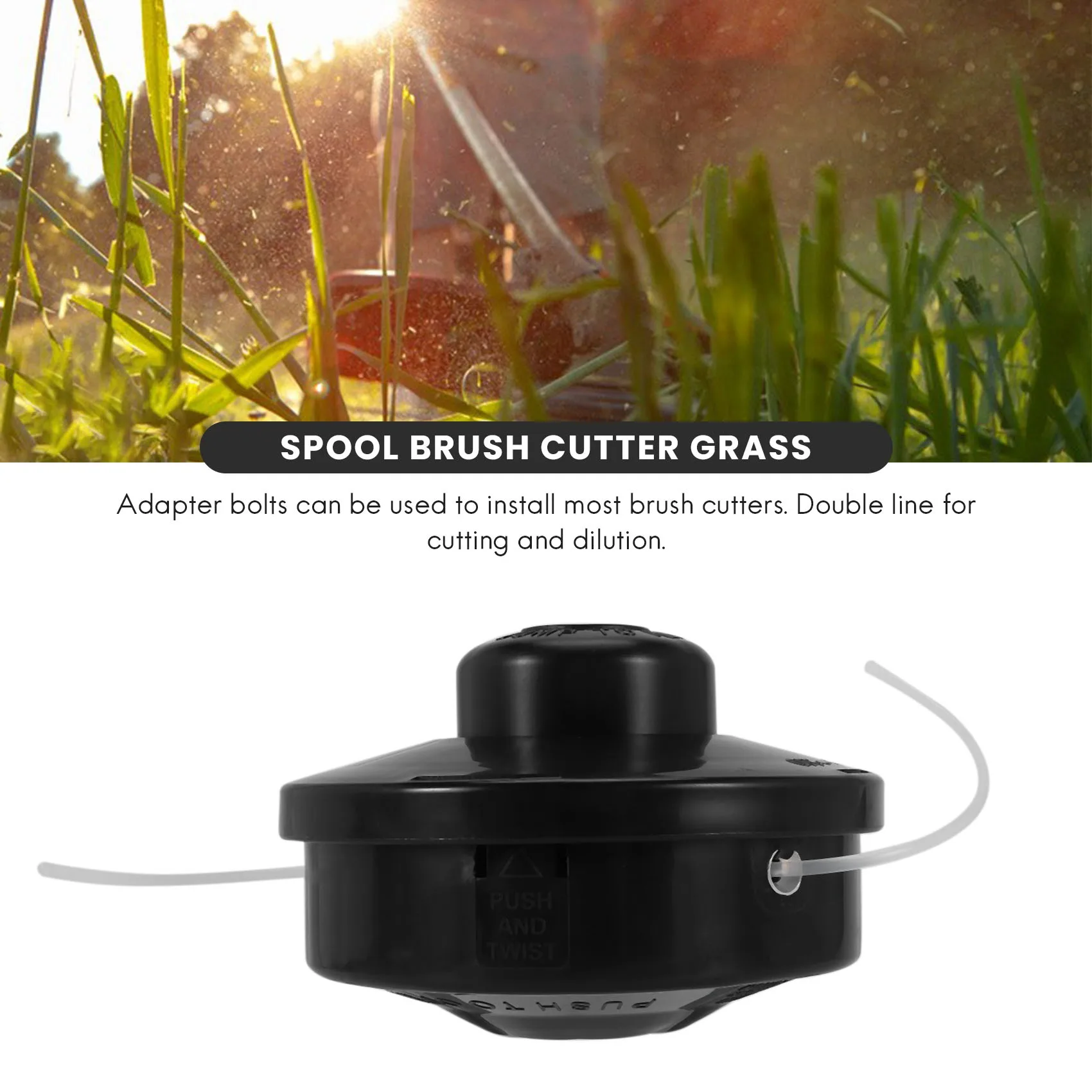 Replacement Petrol Trimmer Head Strimmer Bump Feed Line Spool Brush Cutter Grass
Replacement Petrol Trimmer Head Strimmer Bump Feed Line Spool Brush Cutter Grass