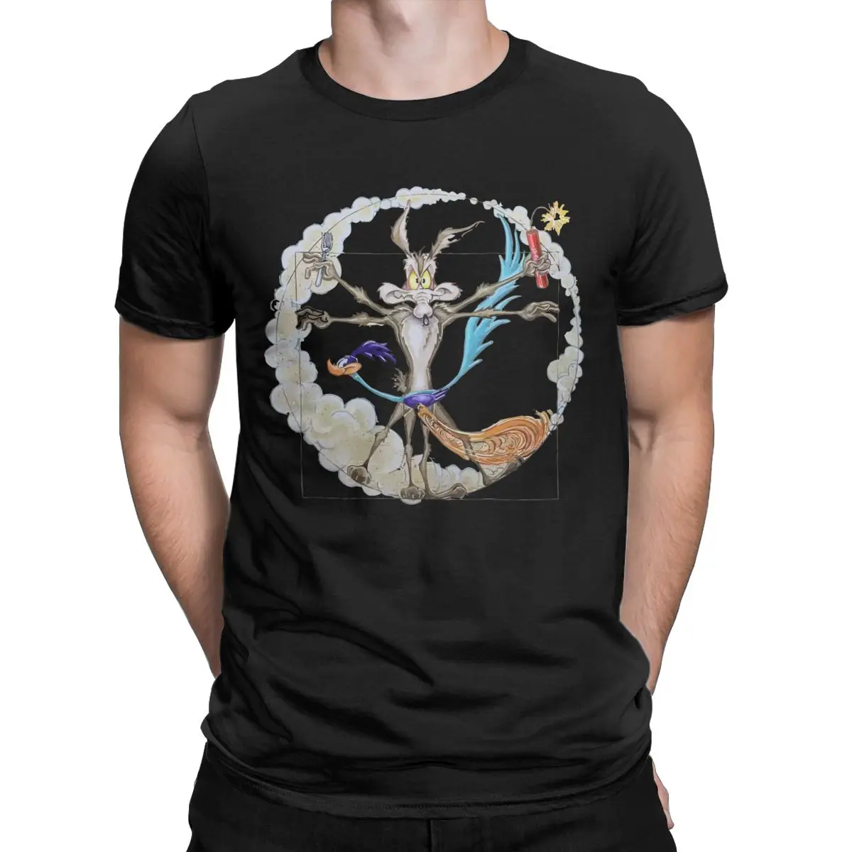 Roadrunner And El Coyote T Shirt Men's Funny T-Shirt TShirt Short Sleeve Unisex Cotton Tees Oversized Streetwear
Roadrunner And El Coyote T Shirt Men's Funny T-Shirt TShirt Short Sleeve Unisex Cotton Tees Oversized Streetwear