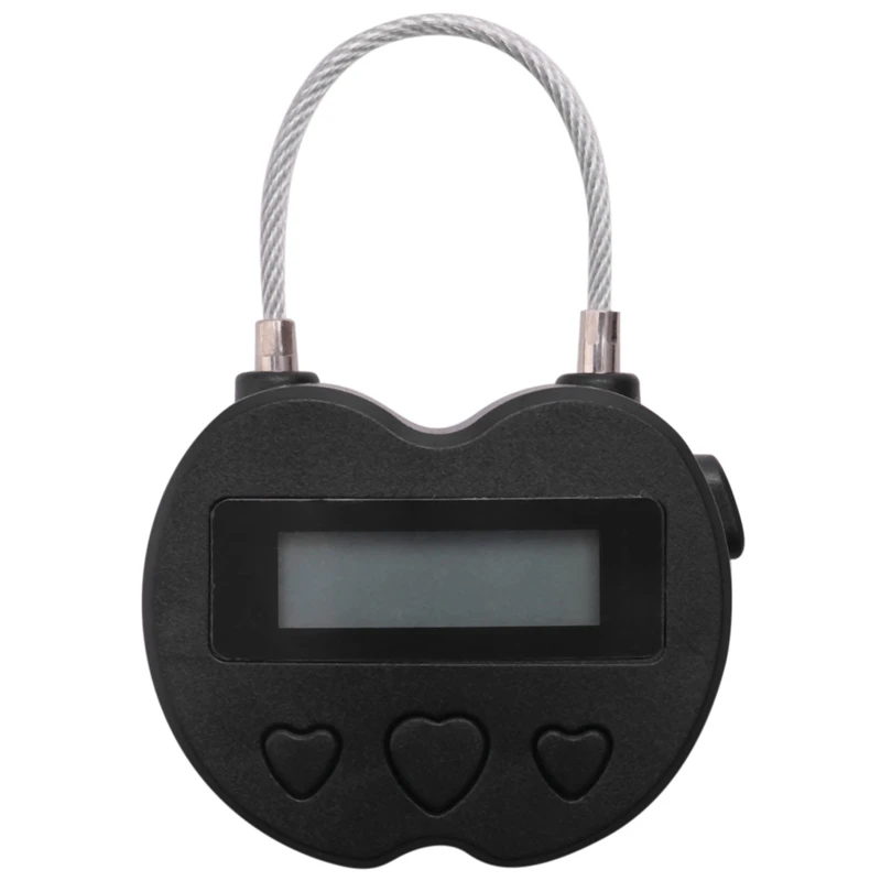 Smart Time Lock LCD Display Time Lock USB Rechargeable Temporary Timer Padlock Travel Electronic Timer
Smart Time Lock LCD Display Time Lock USB Rechargeable Temporary Timer Padlock Travel Electronic Timer