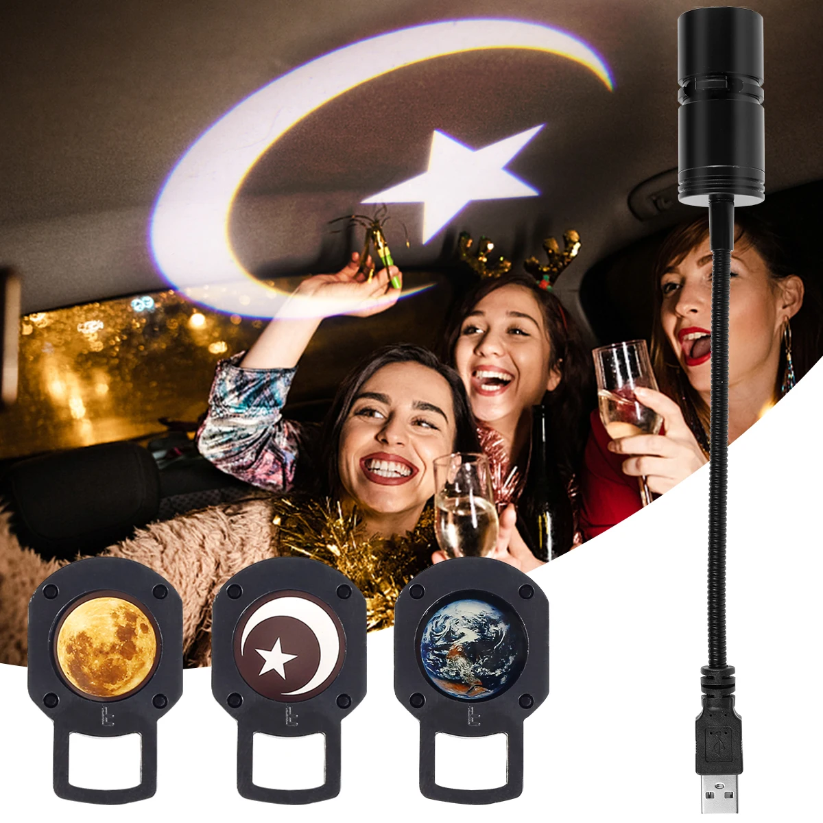 Moon Lamp Projector 360°Moon Projector Light USB Powered Moon Projector Nightlight with 3pcs Projection Cards Romantic Moon
Moon Lamp Projector 360°Moon Projector Light USB Powered Moon Projector Nightlight with 3pcs Projection Cards Romantic Moon