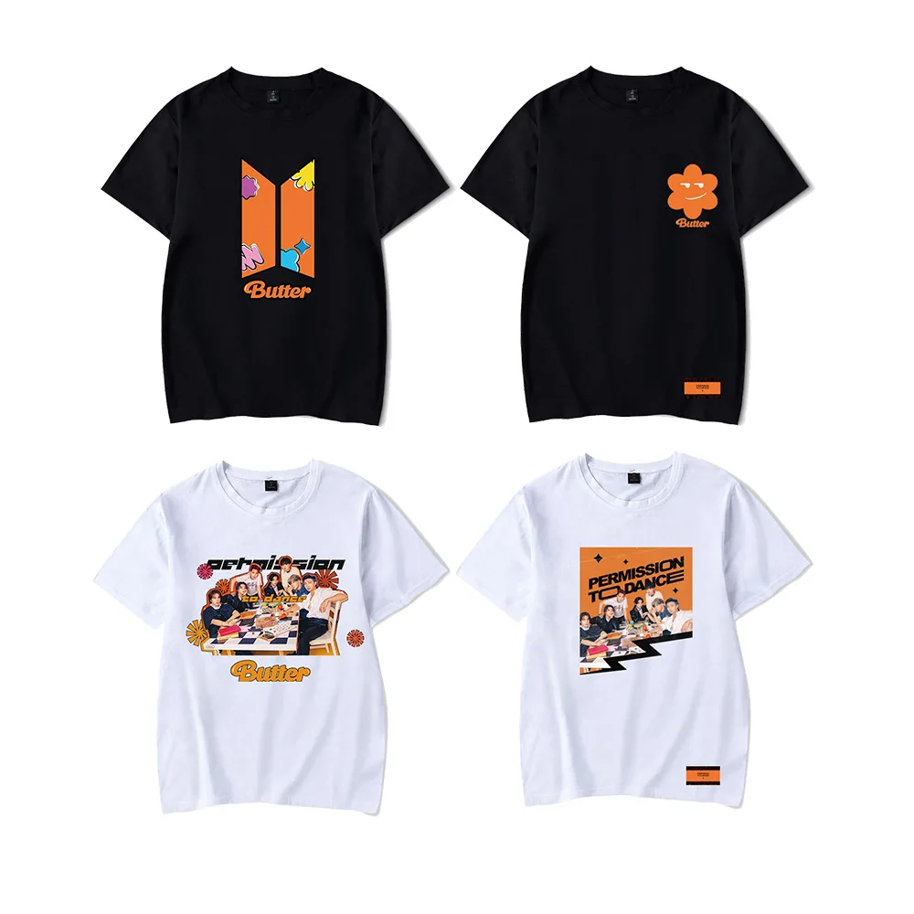 Summer KPOP Bangtan Boys Album Butter Permission To Dance Loose Clothes Tshirt Short Sleeve Tops T-shirt Tops DX1528
Summer KPOP Bangtan Boys Album Butter Permission To Dance Loose Clothes Tshirt Short Sleeve Tops T-shirt Tops DX1528