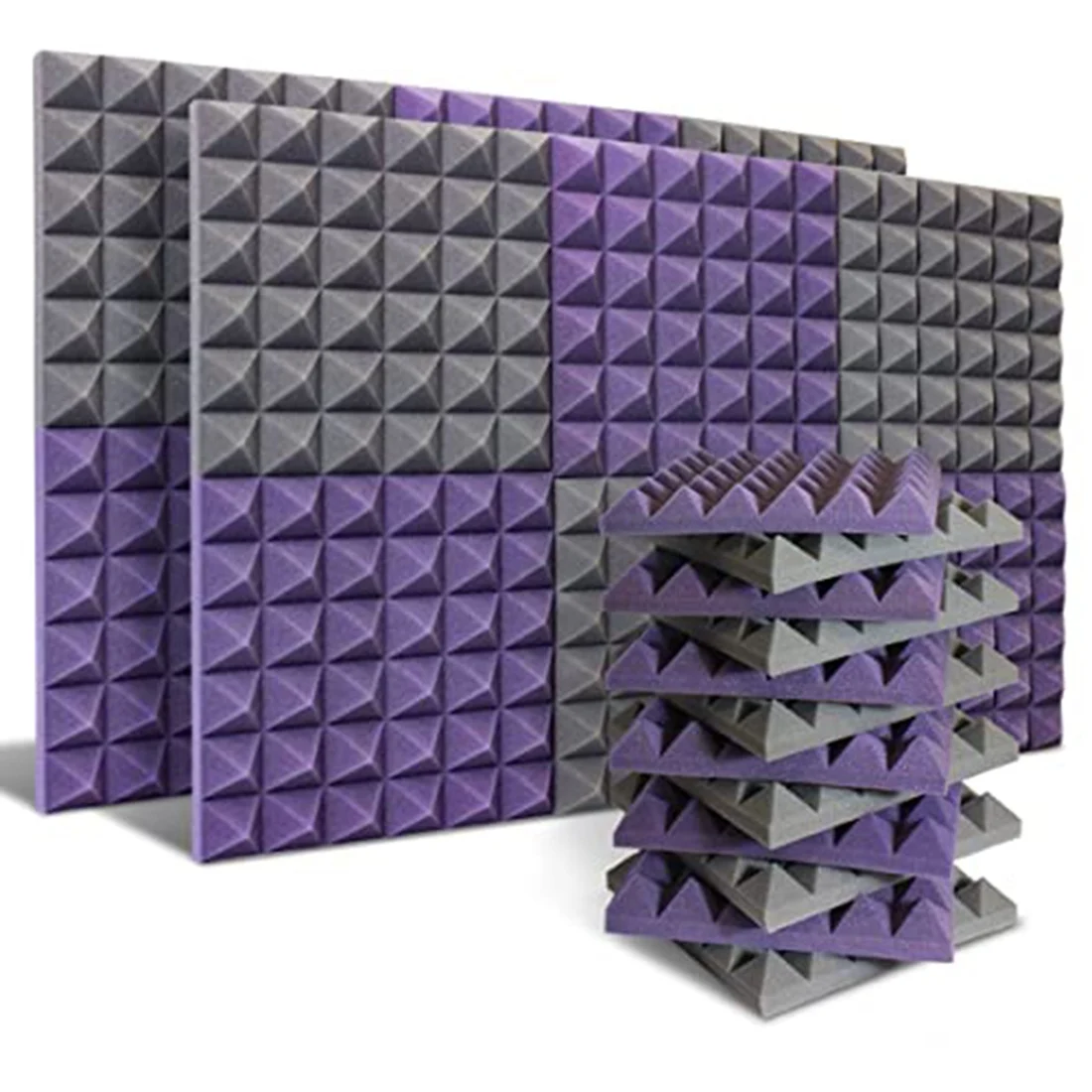 24 Pack Acoustic Panels,Sound Proof Foam Panels,Studio Soundproofing Wedges,Wall Reduce Noise Foam,for Music Studio,Etc
24 Pack Acoustic Panels,Sound Proof Foam Panels,Studio Soundproofing Wedges,Wall Reduce Noise Foam,for Music Studio,Etc