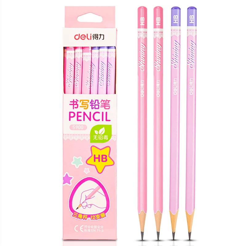 12Pcs/box Triangle Pencils for School Student Red Blue Writing Pencils Stationery Supplies Children's Pencils Gift
12Pcs/box Triangle Pencils for School Student Red Blue Writing Pencils Stationery Supplies Children's Pencils Gift