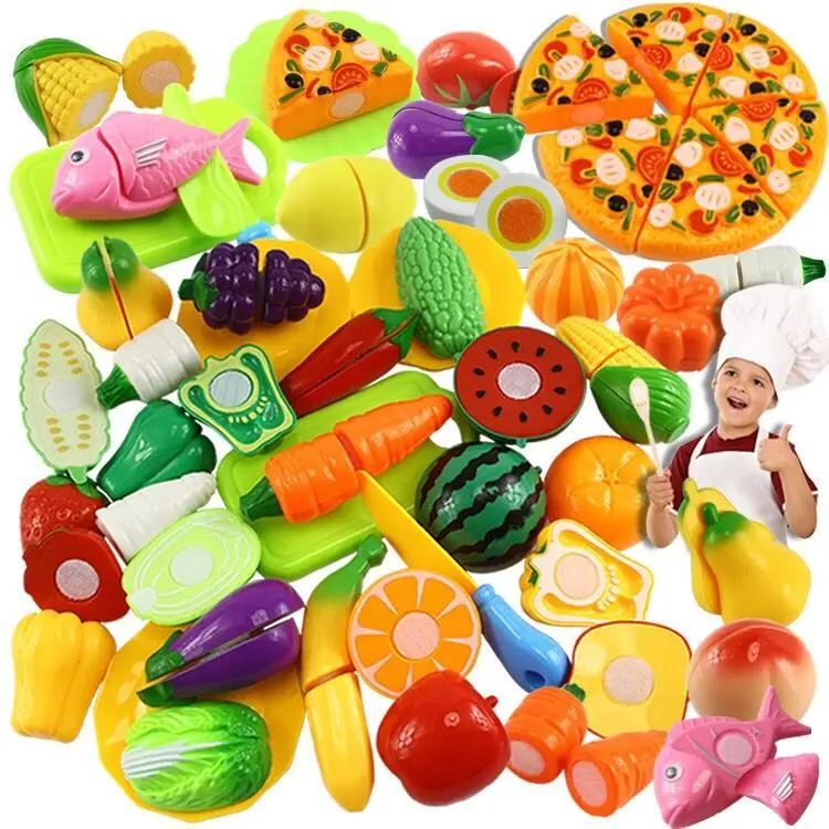 Retend Play Toys Plastic Food Cutting Fruit Vegetable Pretend Play Children Kitchen Toys Montessori Learning Educational Toys
Retend Play Toys Plastic Food Cutting Fruit Vegetable Pretend Play Children Kitchen Toys Montessori Learning Educational Toys