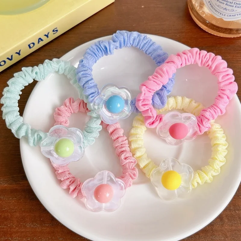 Cute Candy Color Flower Hair Scrunchie Girls Elastic Hair Bands Large Ring Head Rope Students Rubber Bands Headdress Elastique
Cute Candy Color Flower Hair Scrunchie Girls Elastic Hair Bands Large Ring Head Rope Students Rubber Bands Headdress Elastique