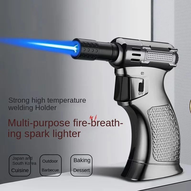 Large-capacity Windproof Butane Gas Multi-purpose High Temperature Welding Torch Outdoor Kitchen BBQ Lighter Cigarette Lighters
Large-capacity Windproof Butane Gas Multi-purpose High Temperature Welding Torch Outdoor Kitchen BBQ Lighter Cigarette Lighters