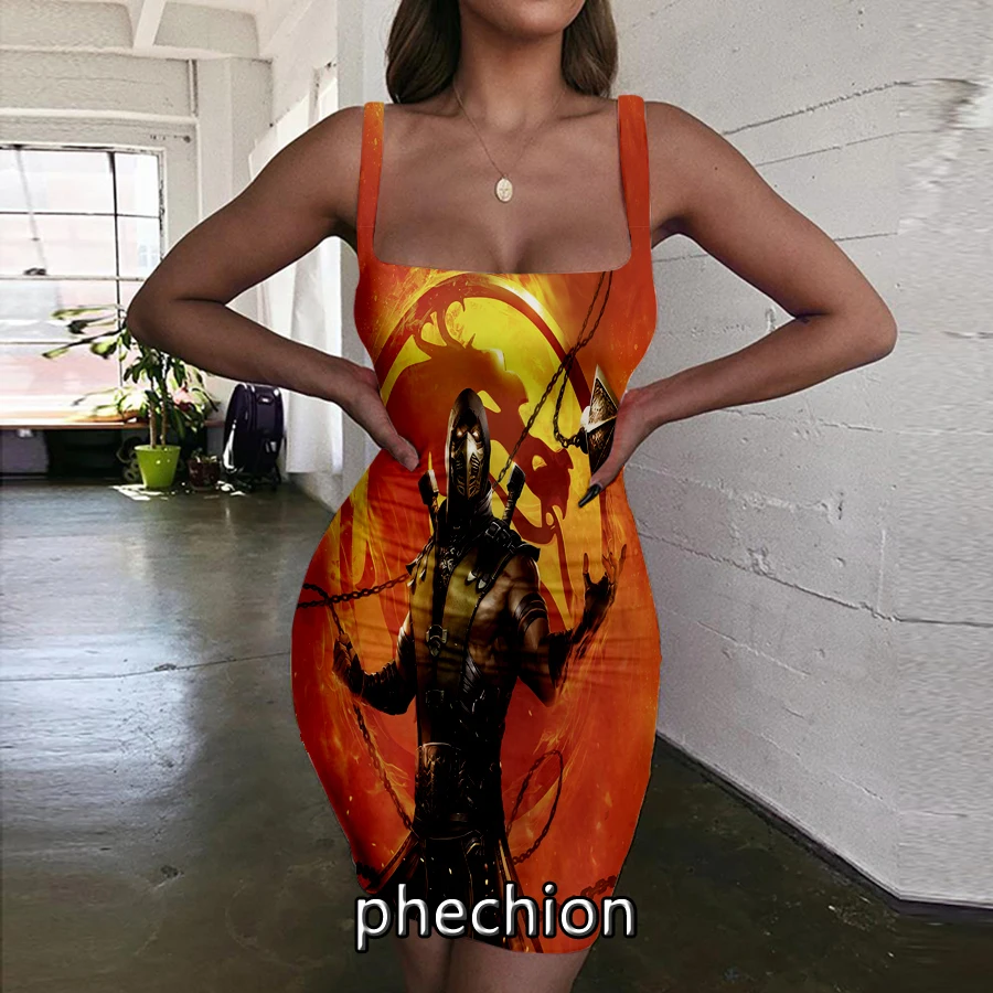 phechion Mortal Kombat 3D Print Dress Women Halter Sleeveless Fashion Ladies Dresses Novel Sexy Womens Clothing G23
phechion Mortal Kombat 3D Print Dress Women Halter Sleeveless Fashion Ladies Dresses Novel Sexy Womens Clothing G23