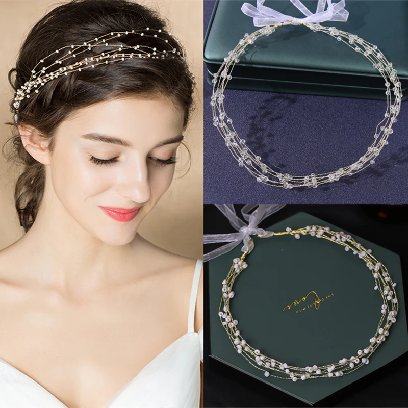 Handmade Gold Crystal Pearl Hair Vines Headband Hairband Tiara For Bride Women Bridal Wedding Hair Accessories Jewelry Headpiece
Handmade Gold Crystal Pearl Hair Vines Headband Hairband Tiara For Bride Women Bridal Wedding Hair Accessories Jewelry Headpiece