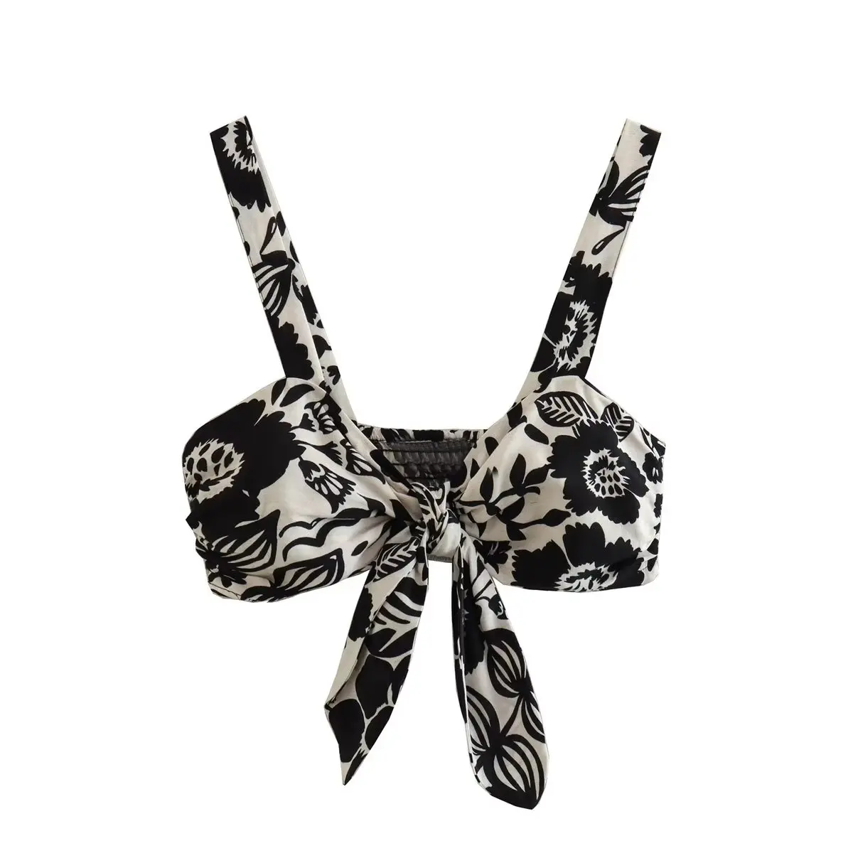 Women 2023 New Fashion Summer Sexy Short Knot Decorative Printing Tops Vintage Backless Thin Straps Female Tops
Women 2023 New Fashion Summer Sexy Short Knot Decorative Printing Tops Vintage Backless Thin Straps Female Tops