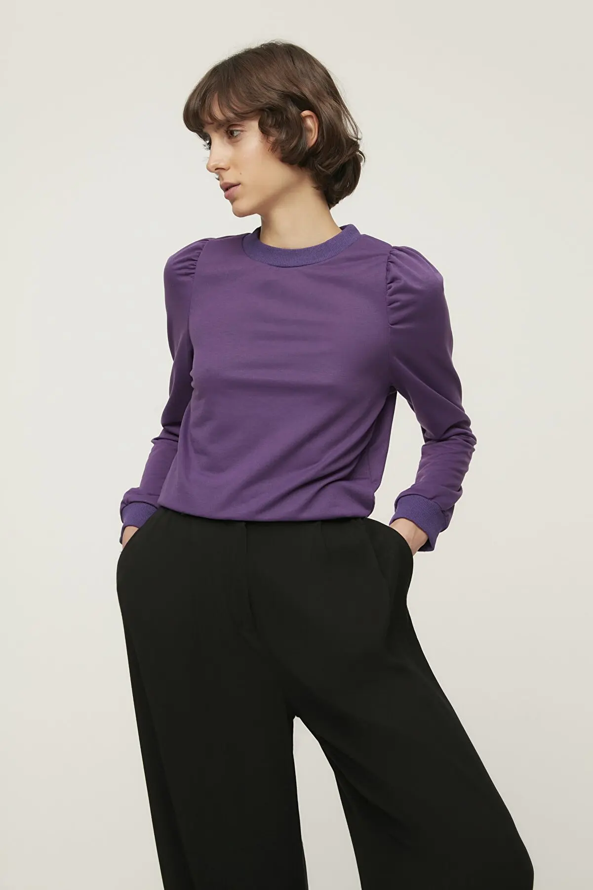 Пурпурный свитшот с рукавом в виде арбуза, женская одежда, свитшоты, толстовки 
Пурпурный свитшот с рукавом в виде арбуза, женская одежда, свитшоты, толстовки