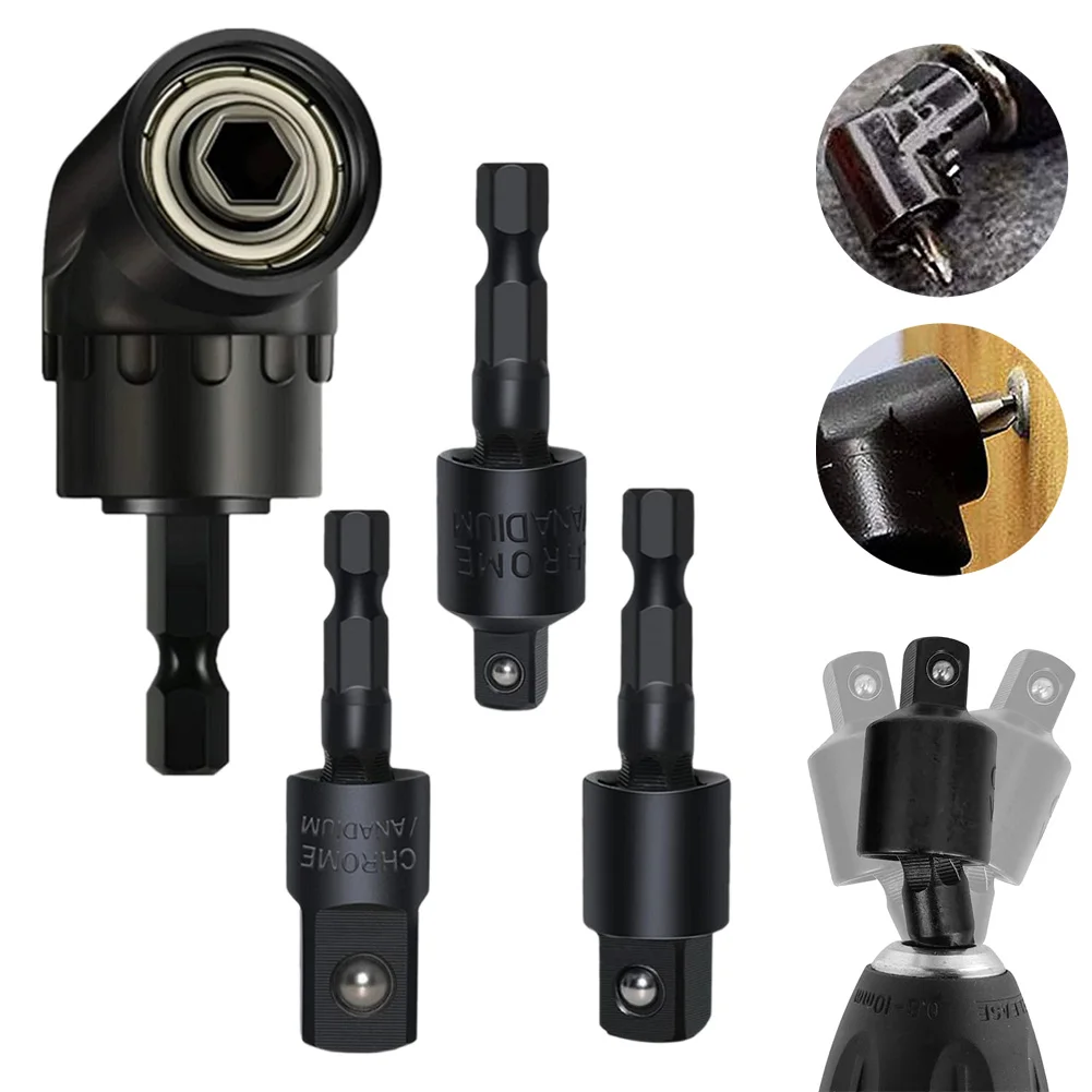 Drill Extension 105° Right Angle Angle Screwdriver Dril Drill Socket Adapter 1/4\\\\\\\" Hexagonal Shank 4 In1 360° Rotatable
Drill Extension 105° Right Angle Angle Screwdriver Dril Drill Socket Adapter 1/4\\\\\\\" Hexagonal Shank 4 In1 360° Rotatable