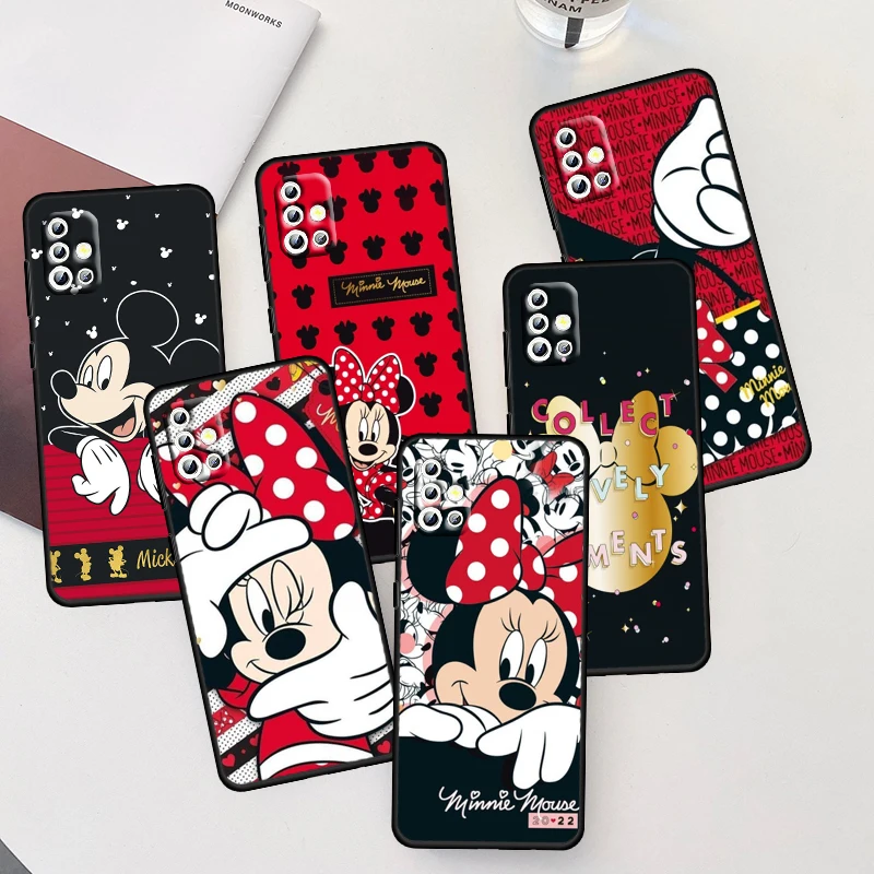 Disney Fashion Minnie Mouse For Samsung A91 A81 A71 A51 A41 A331 A21 A04 A02 A01 Core 4G 5G Silicone Soft Black Phone Case Cover
Disney Fashion Minnie Mouse For Samsung A91 A81 A71 A51 A41 A331 A21 A04 A02 A01 Core 4G 5G Silicone Soft Black Phone Case Cover