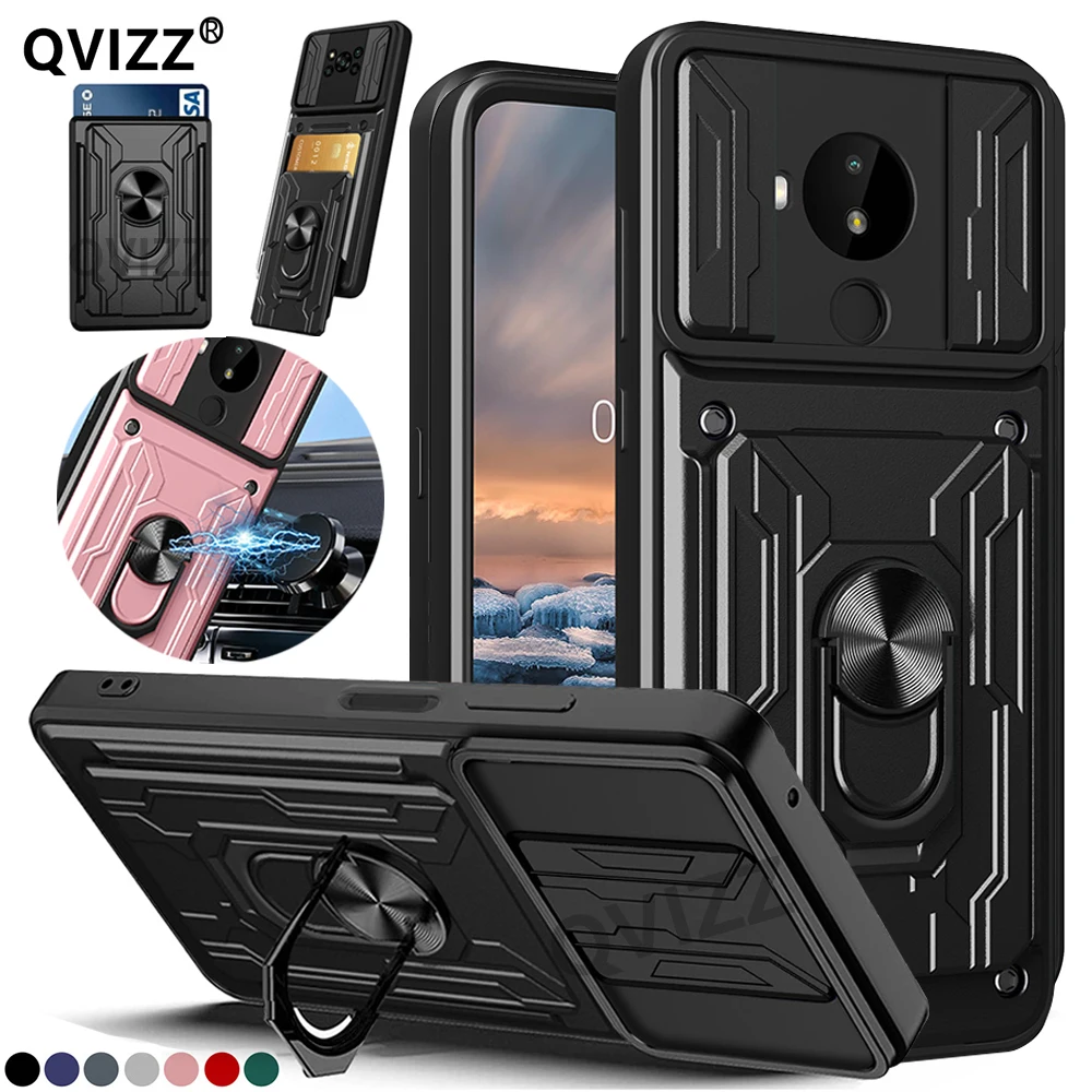 Slide Camera Case For Nokia C30 C20 C10 C1 G10 G20 Card Cash Pocket Bracket Ring Full Coverage Lens Armor Shockproof Luxury Capa
Slide Camera Case For Nokia C30 C20 C10 C1 G10 G20 Card Cash Pocket Bracket Ring Full Coverage Lens Armor Shockproof Luxury Capa