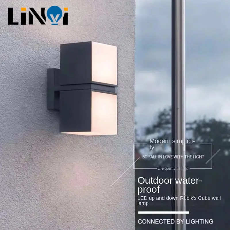 Outdoor led Rubik's Cube Rotating Wall Lamp, Outdoor Porch Light Wall Lamp for Garage, Doorway, Balcony, Garden, home decor
Outdoor led Rubik's Cube Rotating Wall Lamp, Outdoor Porch Light Wall Lamp for Garage, Doorway, Balcony, Garden, home decor