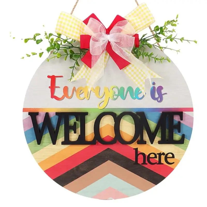 

Everyone Is Welcome Here Wooden Everyone Is Welcome Classroom Theme Pride Crafts Lanyard Design Rainbow Design Not Easy To Break