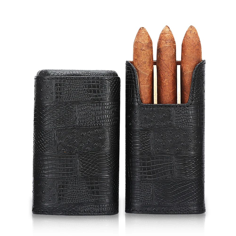 GALINER Humidor Box Cigar Tubes Leather Luxury Holder Fit 3 Cigars Smoking Accessories Cigar Case Box
GALINER Humidor Box Cigar Tubes Leather Luxury Holder Fit 3 Cigars Smoking Accessories Cigar Case Box