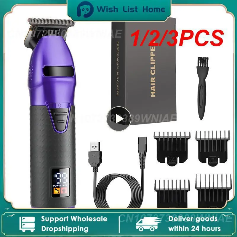

1/2/3 шт. Новый профессиональный T9 Электрический триммер для волос для мужчин USB машинка для стрижки волос Парикмахерская бритва триммер для бороды 0 мм Мужская машинка для стрижки волос