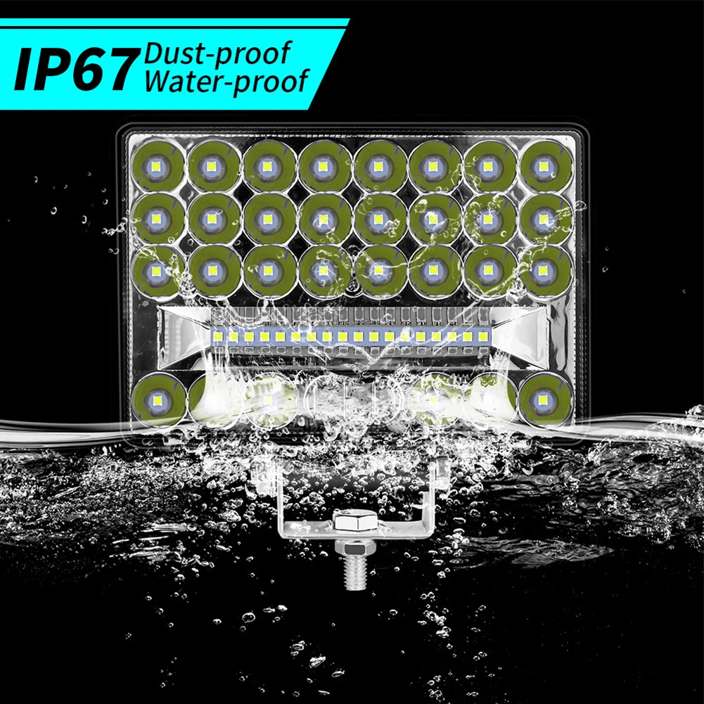 Lamp Work Lights -40℃-85℃ 144W LED 2.3A±0.2 48pcs LED 50000H 6500K Accessories Aluminum+LED DC 9-30V Practical
Lamp Work Lights -40℃-85℃ 144W LED 2.3A±0.2 48pcs LED 50000H 6500K Accessories Aluminum+LED DC 9-30V Practical