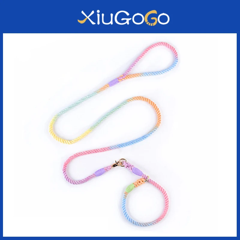 P-type Comtact Leash Set Competition Level Training Dog Strong Endurance Free Adjustment P-chain Polyester Cotton Rope Collar
P-type Comtact Leash Set Competition Level Training Dog Strong Endurance Free Adjustment P-chain Polyester Cotton Rope Collar