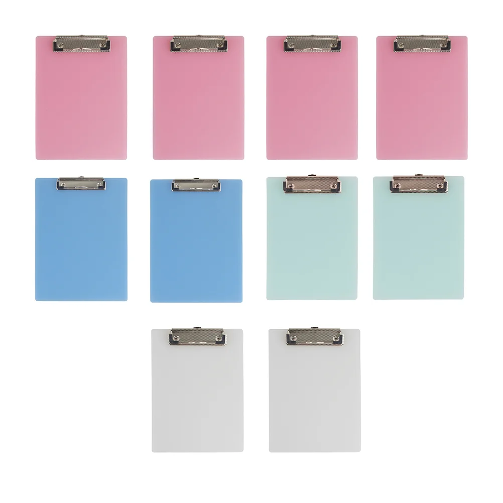 10pcs Clipboard Plastic Paper Holder A5 Clip Hardboard for Office Classrooms School
10pcs Clipboard Plastic Paper Holder A5 Clip Hardboard for Office Classrooms School