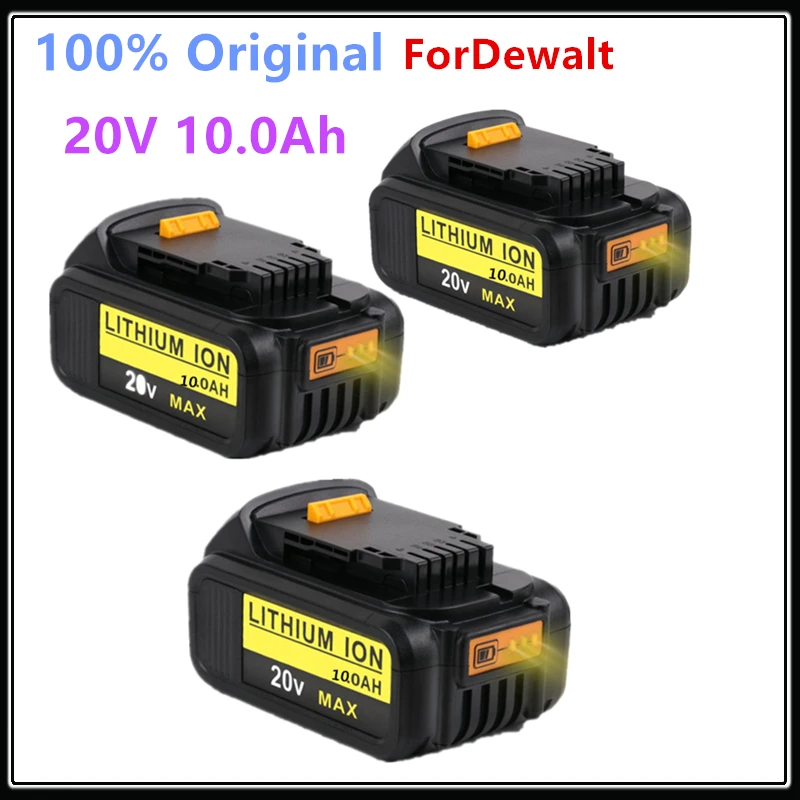 2023 New 100% Original 10000mAh 20V for Dewalt Power Tool Battery DCB206 20V 10.0Ah Battery DCB206 20V Battery DCB205 DCB204-2
2023 New 100% Original 10000mAh 20V for Dewalt Power Tool Battery DCB206 20V 10.0Ah Battery DCB206 20V Battery DCB205 DCB204-2