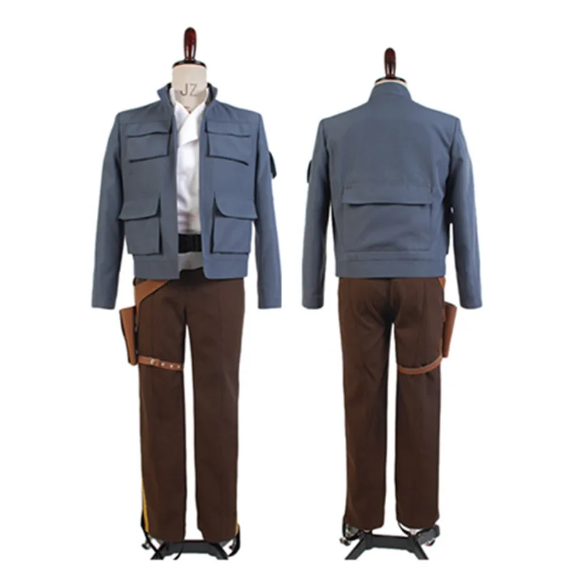 Han Solo Cosplay Costume Men Coat Pants Belts Outfits Halloween Carnival Party Suit
Han Solo Cosplay Costume Men Coat Pants Belts Outfits Halloween Carnival Party Suit