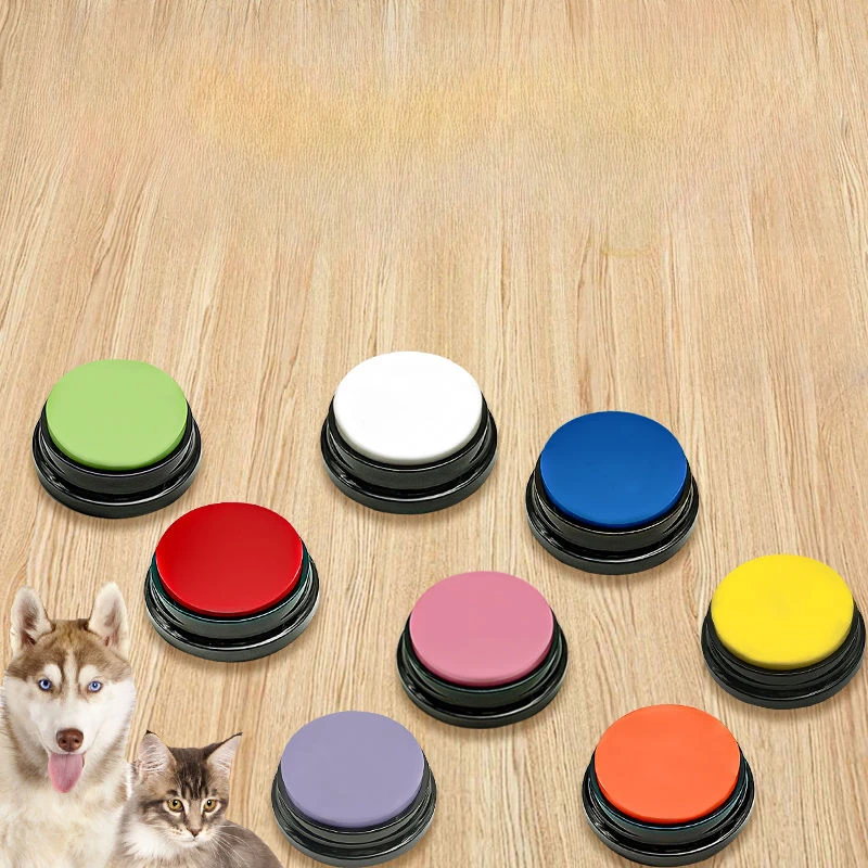 Pet Communication Button Dog Voice Training Toys Dialogue Speech Tools Recording Language Trainings with Mats
Pet Communication Button Dog Voice Training Toys Dialogue Speech Tools Recording Language Trainings with Mats