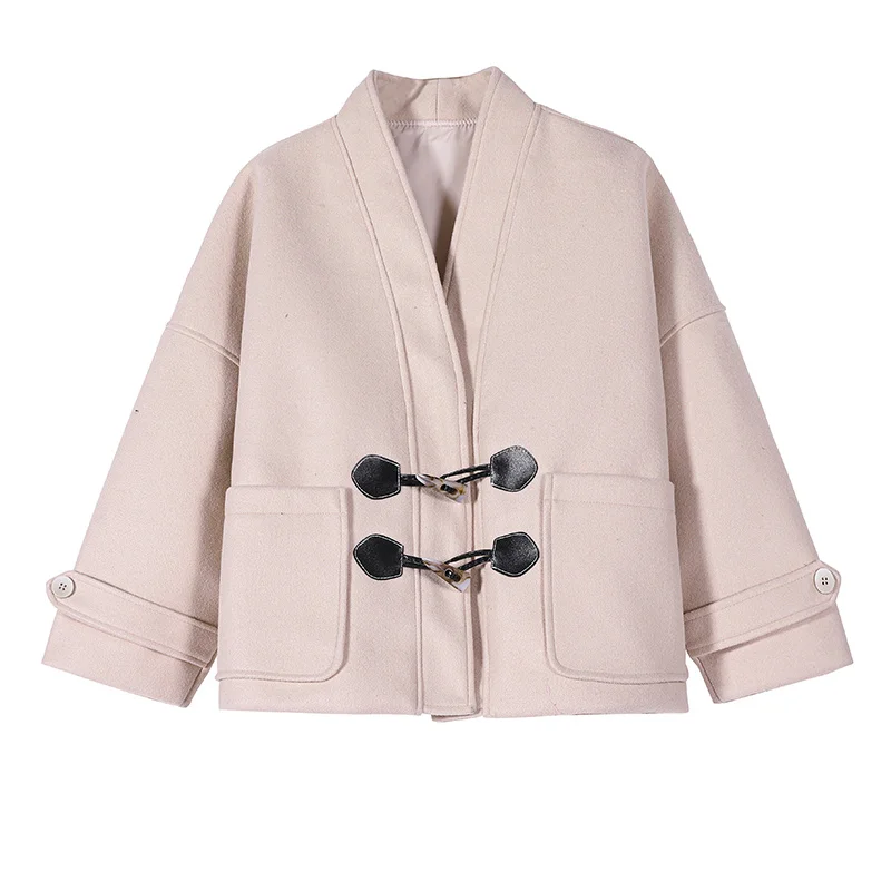button Horn Autumn Winter Solid Anti Sheepskin Short Office Female New Korean Woolen Loose Plush Coat Shirt Jacket
button Horn Autumn Winter Solid Anti Sheepskin Short Office Female New Korean Woolen Loose Plush Coat Shirt Jacket