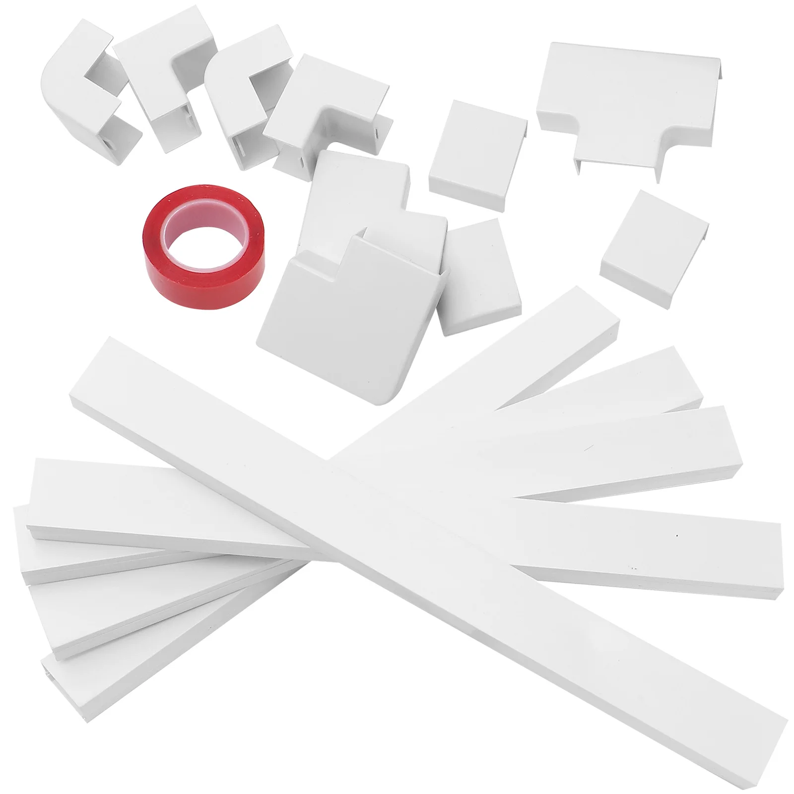Cable Concealer Wall Fiber Optic Trunking Cord Cover Mounted White Plastic Hider Strips Corner
Cable Concealer Wall Fiber Optic Trunking Cord Cover Mounted White Plastic Hider Strips Corner