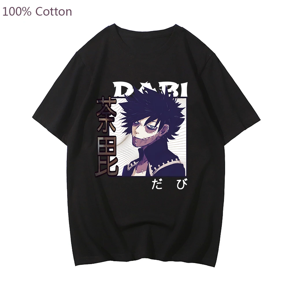 Hot Japanese Anime My Hero Academia T Shirt Men Dabi Graphic Tees Manga Cartoon Harajuku Unisex T-shirt Male 100% Cotton Tshirt
Hot Japanese Anime My Hero Academia T Shirt Men Dabi Graphic Tees Manga Cartoon Harajuku Unisex T-shirt Male 100% Cotton Tshirt