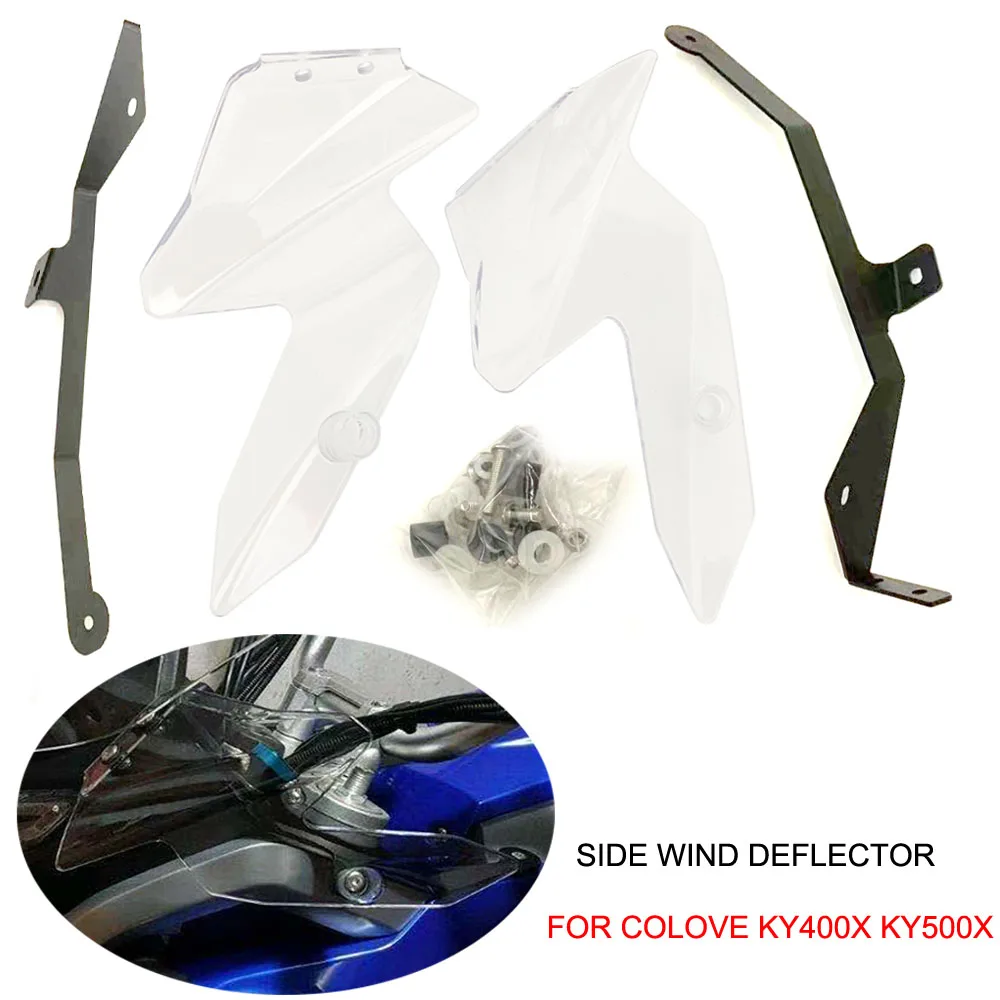 Wind Deflector Pair Windshield Hand Guard Cover Side Panels For Colove KY400X KY500X KY 500X KY 400X
Wind Deflector Pair Windshield Hand Guard Cover Side Panels For Colove KY400X KY500X KY 500X KY 400X